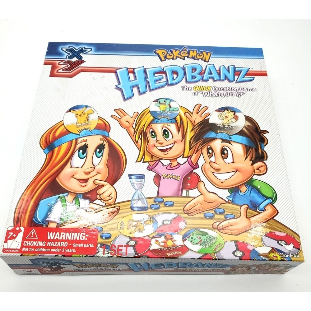 Pokemon XY Hedbanz The Quick Question‎ Game of What Am I? Cardinal 2016